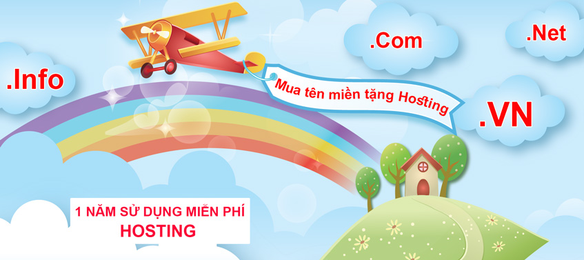 Mua tên miền tặng hosting